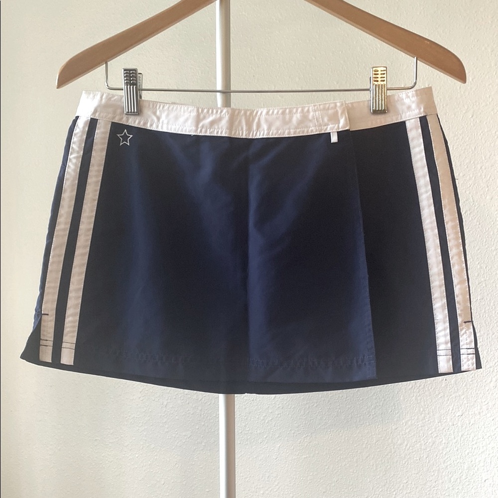TILT Navy and White Coverup Skirt Junior Size 7